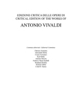 Concerto RV 575 - VIVALDI - Partition - MATÉRIELS D'ORCHESTRE
